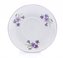 podšálek LUCAS FIALKY, čes.porcelán