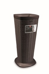 stojan na dešt.,tm.hnědý,57x25,5x25,5cm, im.ratan, ELEG.