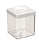 dóza 0,50l  8,3x 8,3x10,0cm, čtverc., plast