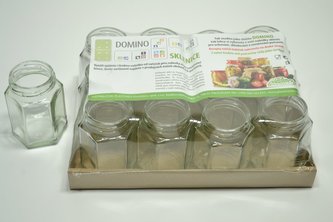 sklen.zavař. 116ml-12ks-ŠESTIHRAN-kořenka-TO48