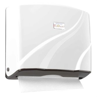 zásobník skl.pap.ruč.27x27x8,5cm, bílý