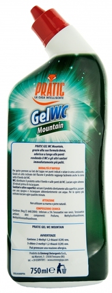 Pratic Gel WC Mountain čistič toalety 750 ml