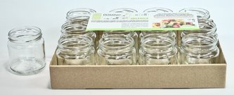 sklen.zavař. 210ml-12ks-hladká, d7x7,5cm-TO66 sklen.zavař. 210ml-12ks-hladká, d7x7,5cm-TO66