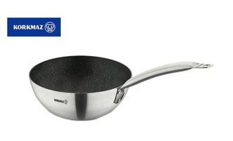 pánev d28cm WOK, GASTRO, nepř.povrch, v.8,3cm, NR
