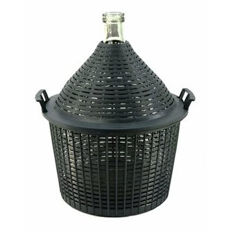 demižon  5l koš plastový