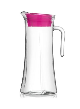džbán 1,4l TRUVA sklo, plast.víčko,v26cm