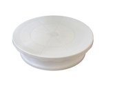 podnos d28cm, otočný, bílý plast