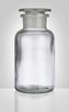 dóza-prachovnice  500ml-kul.čirá, zabr.víko, sklo