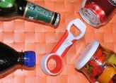 otvírák PET lahví + kor.uzávěrů Kája, kov/plast