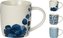 hrnek 330ml MODRÝ DEK., porcelán