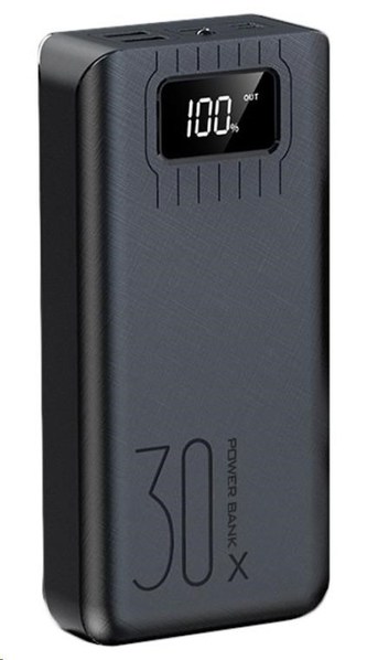 Viking power banka go30, 30000 mAh, černá