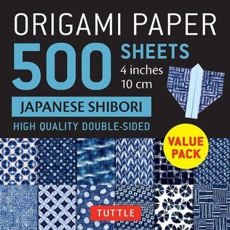 Origami Paper 500 Sheets Japanese Shibori 4 (10 CM): Tuttle Origami Paper: Double-Sided Origami Sheets Printed with 12 Different