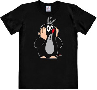 Pánské tričko Krteček: Oh Oh! (M) černá bavlna