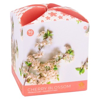 ARÔME Svíčka 90 g, ve skle a flower boxu, Chery Blossom