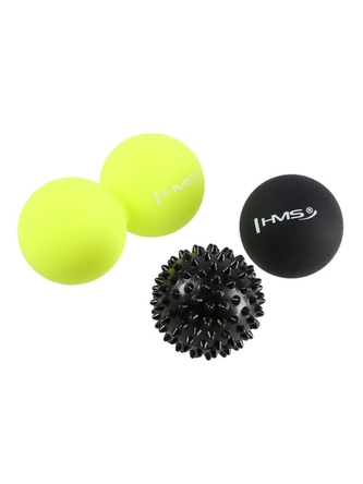 HMS - Sada masážních míčků Lacrosse ball BLS01