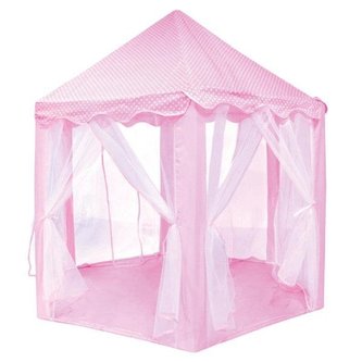 Růžový stan Zámek