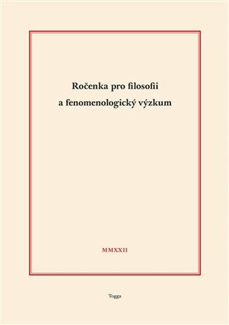Ročenka pro filosofii a fenomenologický výzkum 2022
