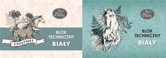 Blok techniczny A4/10K biały Nice&Pretty;