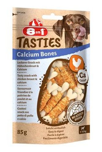 Pochoutka 8in1 Tasties Calcium Bones 85g