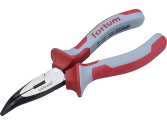 FORTUM kleště půlkulaté zahnuté, 160mm, 61CrV5