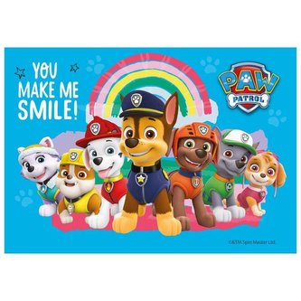 Fondánový papír paw patrol 14,8x21 cm - Dekora