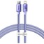 Baseus Crystal Shine Series kabel USB-C/Lightning (20W) 1,2m fialový
