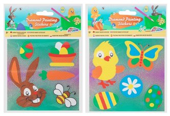 VELIKONOČNÍ SAMOLEPKY PRO DIAMANT.MALOVÁNÍ 5KS,2A