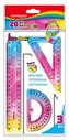 Zestaw geometryczny Rainbow Deco 3el