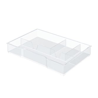 Zásuvkový organizér pro boxy Leitz "Plus/Wow/Cube", průhledná, LEITZ