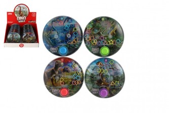 Vodní hra hlavolam dinosaurus plast kulatá 10cm 4 druhy (1 ks)