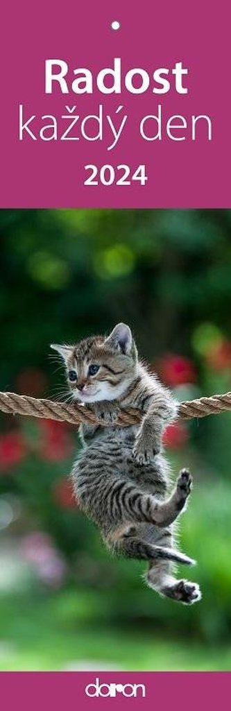 Kalendář záložkový 2024 - Radost každý den Kalendář záložkový 2024 - Radost každý den