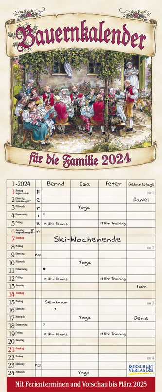 Bauernkalender 2024