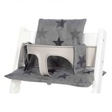 Výplň do židličky Seat Cushion Set Grey Stars