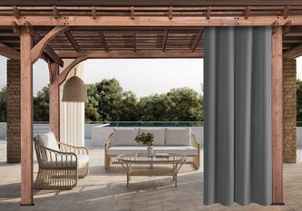 Venkovní zahradní závěs s tunýlkem JAMAICA šedá 155x220 cm, (cena za 1 kus) MyBestHome Venkovní zahradní závěs s tunýlkem JAMAICA šedá 155x220 cm, (cena za 1 kus) MyBestHome