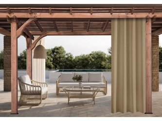 Venkovní zahradní závěs s tunýlkem JAMAICA béžová 155x200 cm, (cena za 1 kus) MyBestHome Venkovní zahradní závěs s tunýlkem JAMAICA béžová 155x200 cm, (cena za 1 kus) MyBestHome