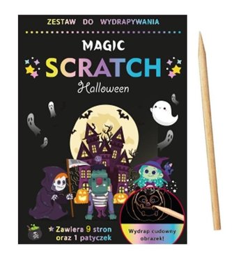 Wydrapywanka + kolorowanka Halloween Wydrapywanka + kolorowanka Halloween