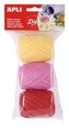Rafia Candy sztywna naturalna 30m 3 kolory