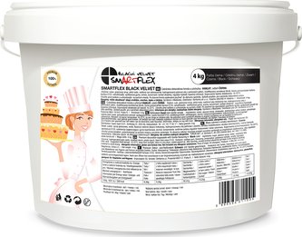 Smartflex Black Velvet Vanilka 4 kg (Potahovací a modelovací hmota)