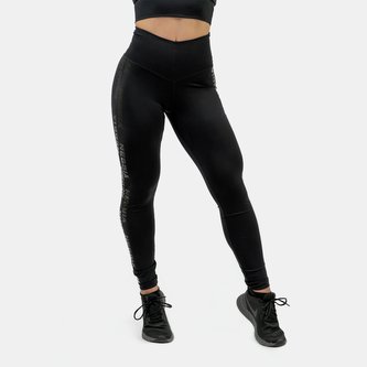 Dámské legíny Classic High Waist Intense Iconic Black - NEBBIA - Velikost: XS