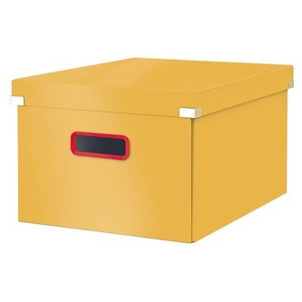 Úložná krabice "Cosy Click&Store", žlutá, vel. M, LEITZ 53480019