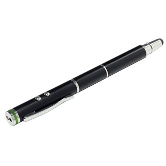 Dotykové pero "Stylus", černá, pro dotykové obrazovky, 4 v 1, LEITZ