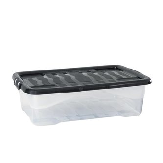 Plastová krabice CEP transp. s černým víkem, 30 l