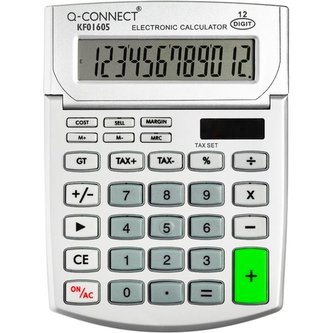 Stol.kalkulačka Q-Connect KF01605-12místný displej