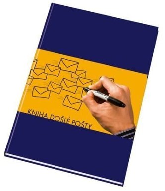 Kniha došlé pošty s tuhými deskami Kniha došlé pošty s tuhými deskami