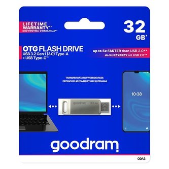 Flash disk GOODRAM typ-A-C™ USB 3.2 32 GB