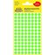 Kulaté etikety Avery, neon zelené, d=8 mm, 416 ks