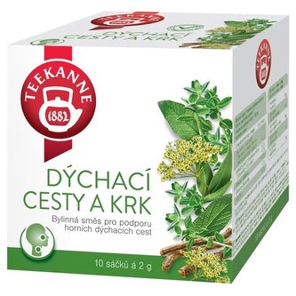 Bylinný čaj Teekanne dýchací cesty a krk, 10x 2 g
