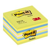 Bločky Post-it, v kostce, 76 x 76 mm, lemon
