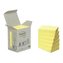 Recyklované bločky Post-it, 38 x 51 mm, žluté