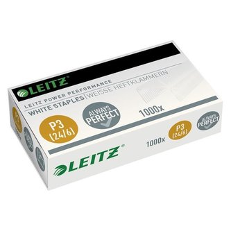 Bílé drátky Leitz Power Performance P3, Bílá